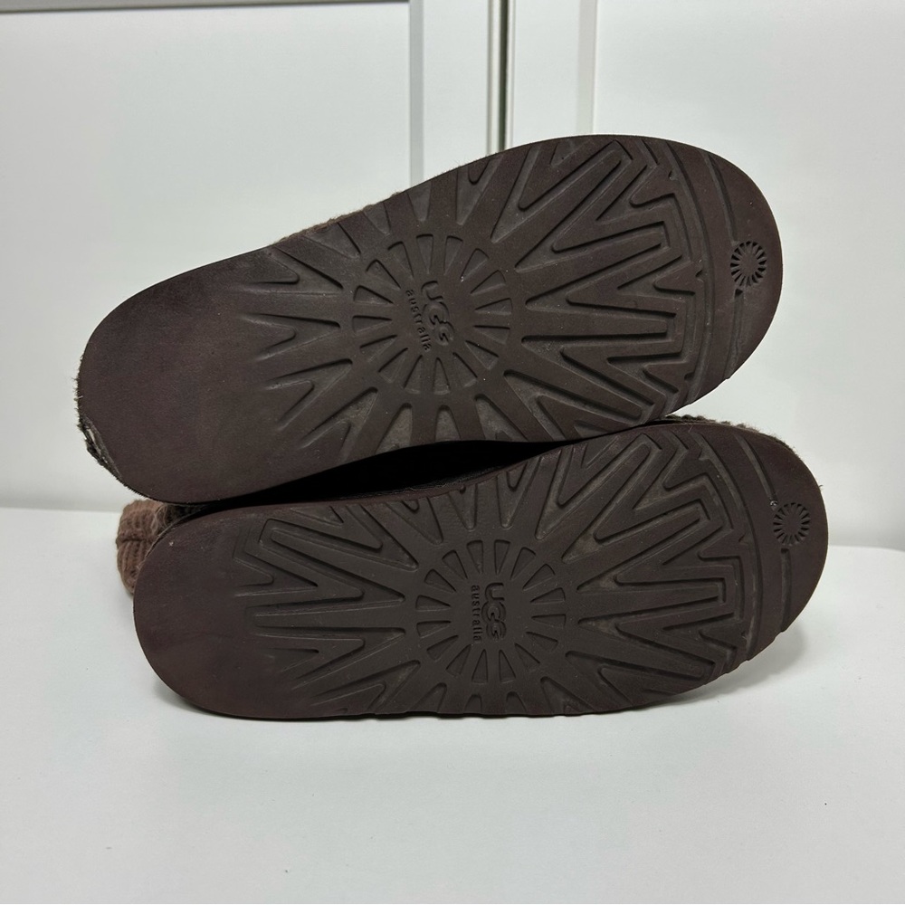 Ugg argyle knit brown boots - Picture 7 of 9